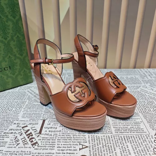 Replica Gucci Sandal For Women #1372079 $100.00 USD for Wholesale