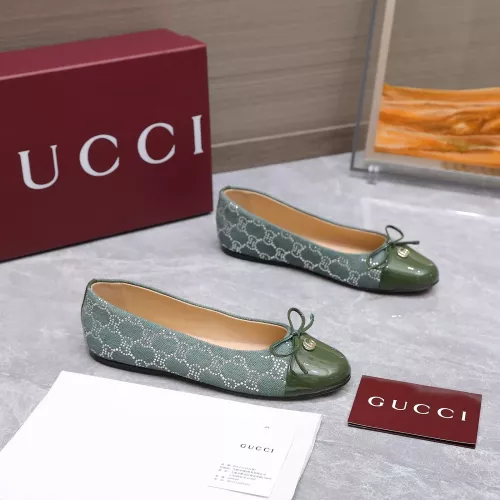 Replica Gucci Flat Shoes For Women #1372090 $112.00 USD for Wholesale