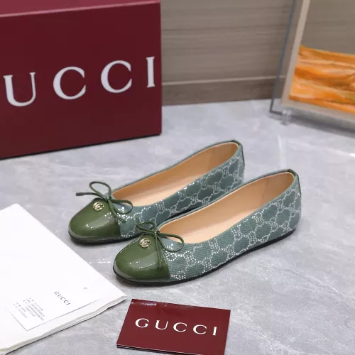 Replica Gucci Flat Shoes For Women #1372090 $112.00 USD for Wholesale