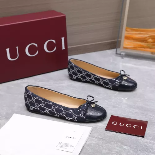 Replica Gucci Flat Shoes For Women #1372091 $112.00 USD for Wholesale
