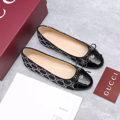 Replica Gucci Flat Shoes For Women #1372092 $112.00 USD for Wholesale