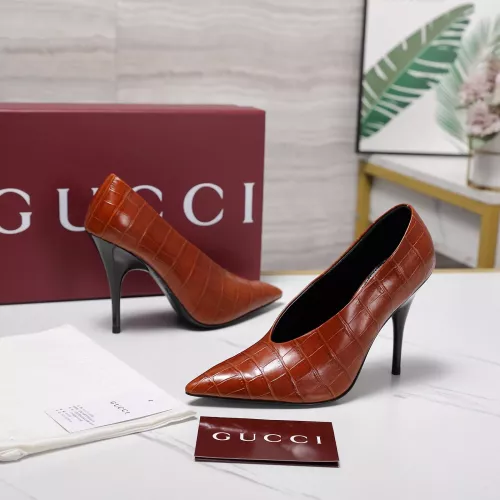 Gucci High-Heeled Shoes For Women #1372093 $125.00 USD, Wholesale Replica Gucci High-Heeled Shoes