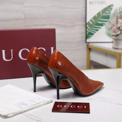 Replica Gucci High-Heeled Shoes For Women #1372093 $125.00 USD for Wholesale