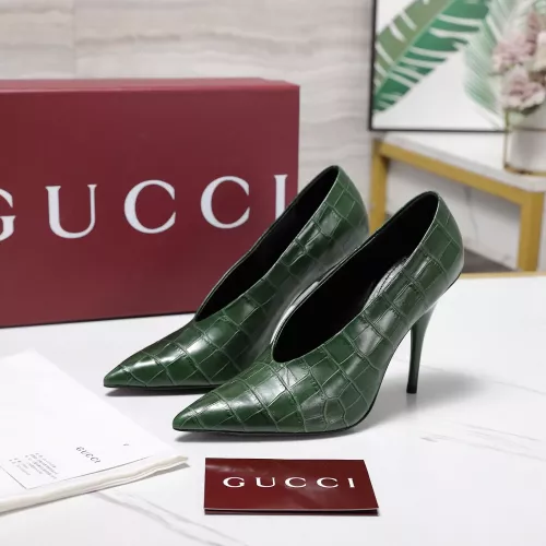 Replica Gucci High-Heeled Shoes For Women #1372095 $125.00 USD for Wholesale