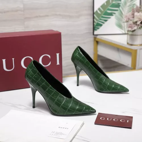 Replica Gucci High-Heeled Shoes For Women #1372095 $125.00 USD for Wholesale