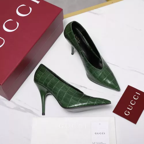 Replica Gucci High-Heeled Shoes For Women #1372095 $125.00 USD for Wholesale
