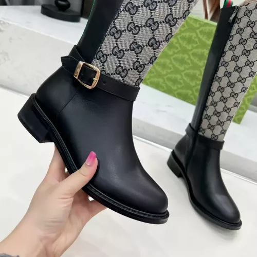 Replica Gucci Boots For Women #1372110 $122.00 USD for Wholesale