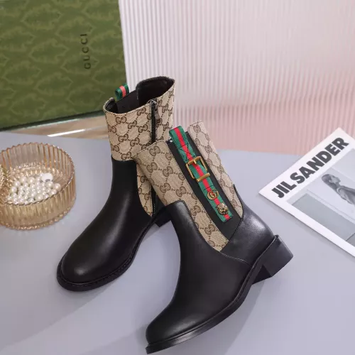 Replica Gucci Boots For Women #1372115 $102.00 USD for Wholesale