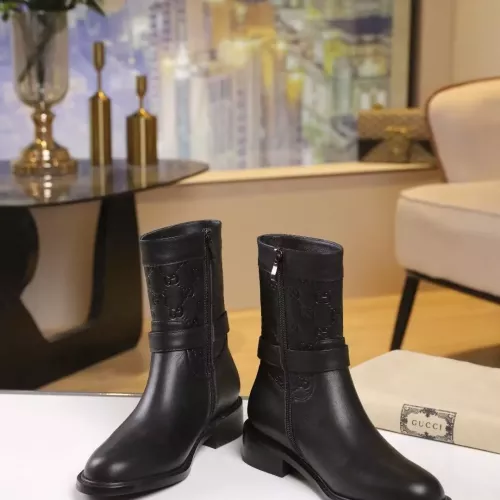 Replica Gucci Boots For Women #1372120 $100.00 USD for Wholesale