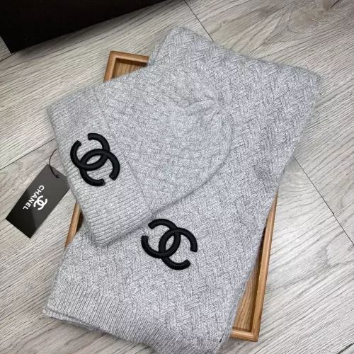Chanel Hat and Scarf Set #1372152 $52.00 USD, Wholesale Replica Chanel Hat and Scarf and Glove Set