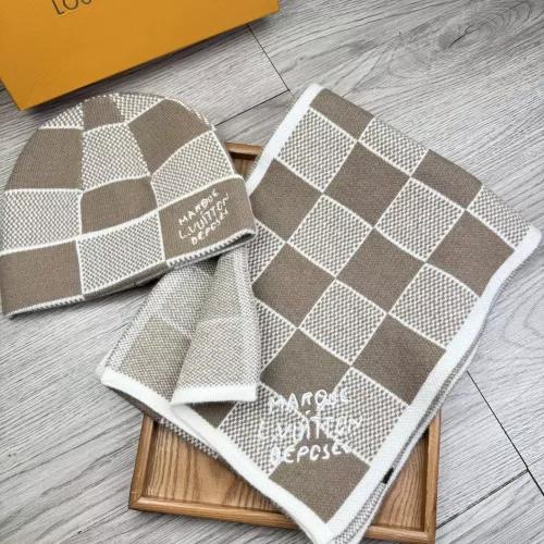 Louis Vuitton LV Hat and Scarf Set #1372156 $52.00 USD, Wholesale Replica Louis Vuitton LV Hat and Scarf and Glove Set