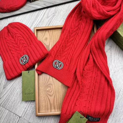 Replica Gucci Hat and Scarf Set #1372196 $52.00 USD for Wholesale