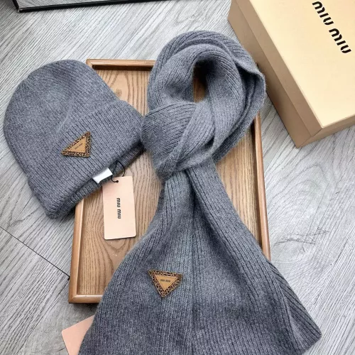 Replica MIU MIU Hat and Scarf Set #1372203 $52.00 USD for Wholesale