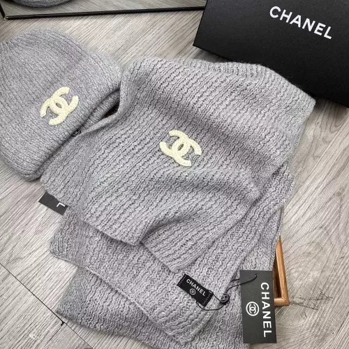 Replica Chanel Hat and Scarf Set #1372241 $52.00 USD for Wholesale