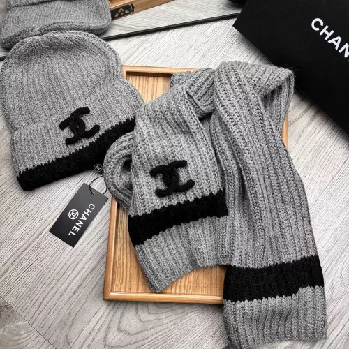 Replica Chanel Hat and Scarf Set #1372245 $52.00 USD for Wholesale