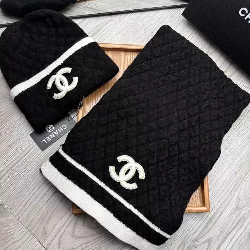Chanel Hat and Scarf Set #1372249 $52.00 USD, Wholesale Replica Chanel Hat and Scarf and Glove Set