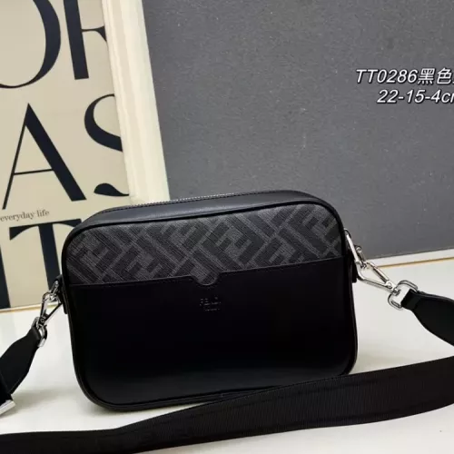 Replica Fendi AAA Man Messenger Bags #1372531 $92.00 USD for Wholesale