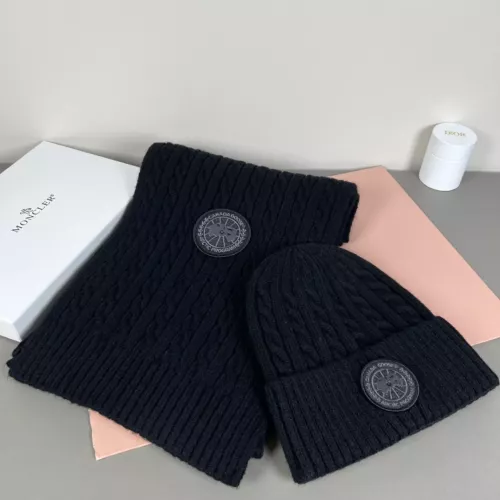 Canada Goose Hat and Scarf Set #1372579 $42.00 USD, Wholesale Replica Canada Goose Hat and Scarf and Glove Set