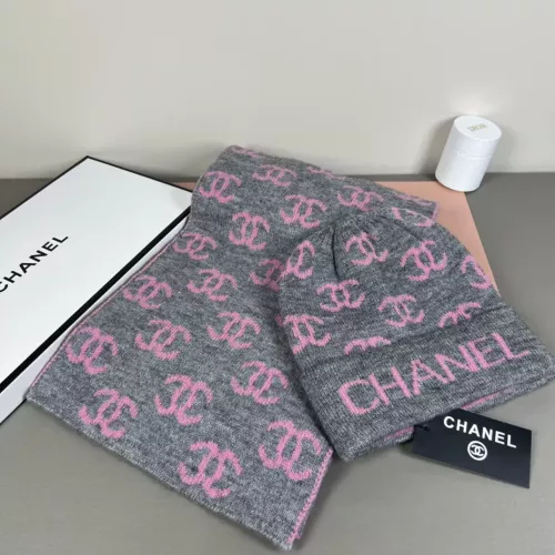 Chanel Hat and Scarf Set #1372581 $42.00 USD, Wholesale Replica Chanel Hat and Scarf and Glove Set
