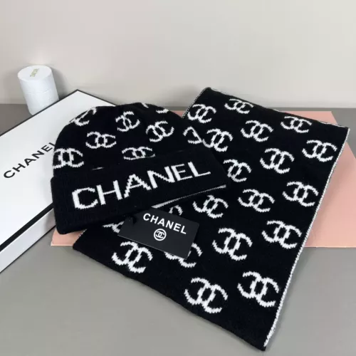 Chanel Hat and Scarf Set #1372583 $42.00 USD, Wholesale Replica Chanel Hat and Scarf and Glove Set