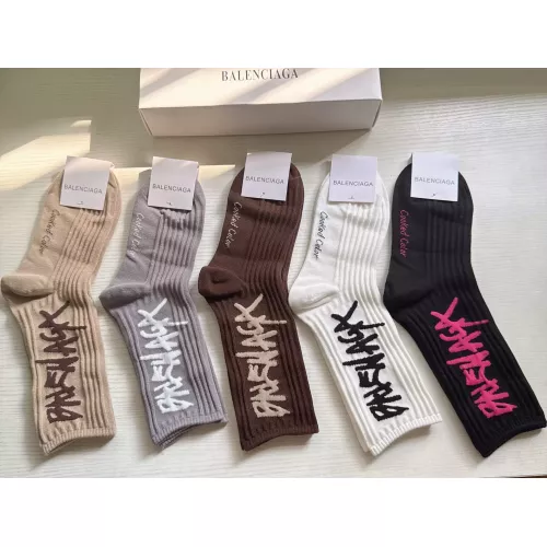 Replica Balenciaga Socks For Women #1372590 $29.00 USD for Wholesale