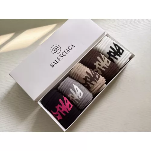 Replica Balenciaga Socks For Women #1372590 $29.00 USD for Wholesale