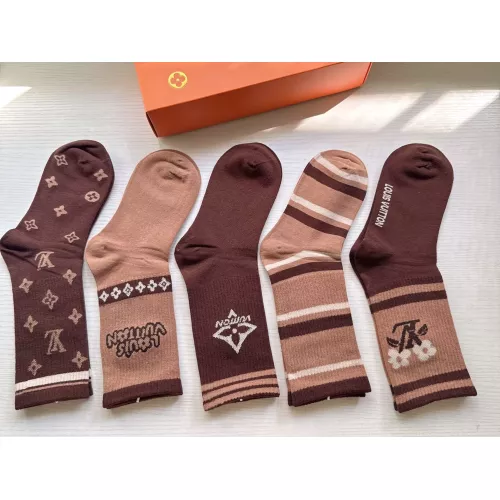 Replica Louis Vuitton LV Socks For Women #1372593 $29.00 USD for Wholesale