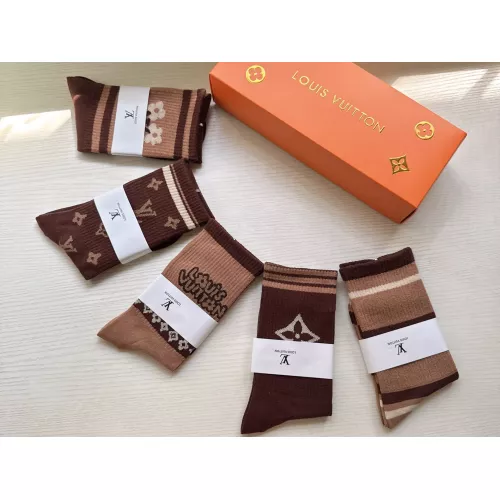 Replica Louis Vuitton LV Socks For Women #1372593 $29.00 USD for Wholesale