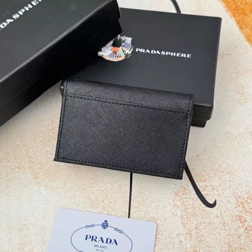 Replica Prada Wallets In Black For Men #1372680 $34.00 USD for Wholesale