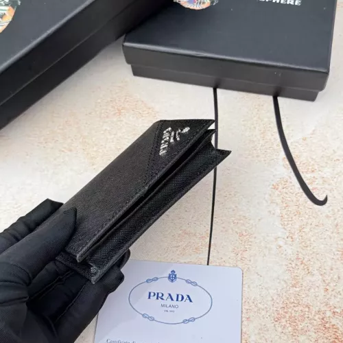 Replica Prada Wallets In Black For Men #1372680 $34.00 USD for Wholesale