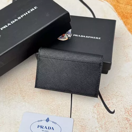 Replica Prada Wallets In Black For Men #1372687 $34.00 USD for Wholesale