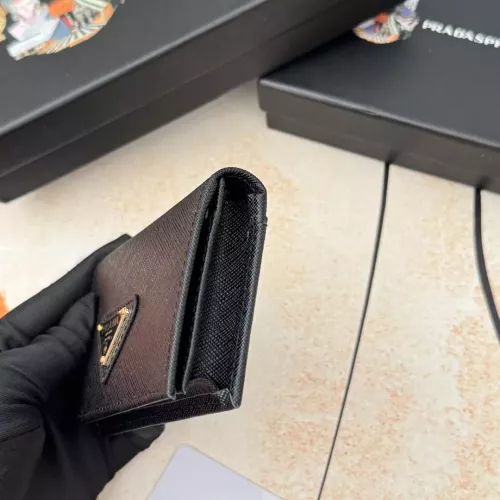 Replica Prada Wallets In Black For Men #1372687 $34.00 USD for Wholesale