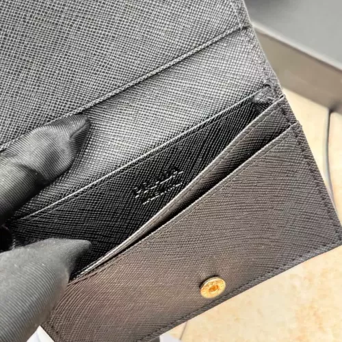 Replica Prada Wallets In Black For Men #1372687 $34.00 USD for Wholesale