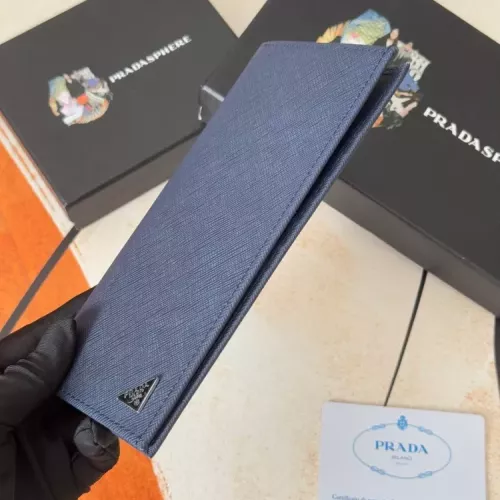 Replica Prada Wallets In Navy For Men #1372708 $40.00 USD for Wholesale