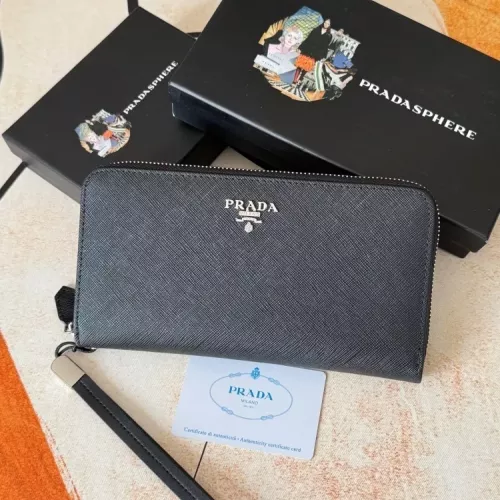 Prada Wallets For Men #1372729 $45.00 USD, Wholesale Replica Prada Wallets