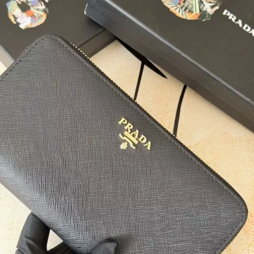 Replica Prada Wallets For Men #1372730 $45.00 USD for Wholesale