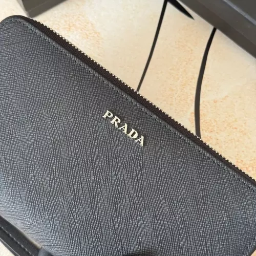 Replica Prada Wallets For Men #1372732 $45.00 USD for Wholesale