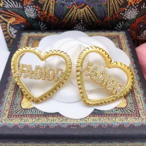 Replica Christian Dior Earrings For Women #1372772 $27.00 USD for Wholesale