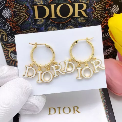 Replica Christian Dior Earrings For Women #1372773 $27.00 USD for Wholesale