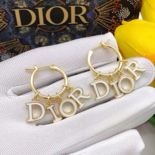 Replica Christian Dior Earrings For Women #1372773 $27.00 USD for Wholesale