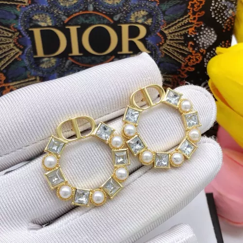 Replica Christian Dior Earrings For Women #1372775 $29.00 USD for Wholesale