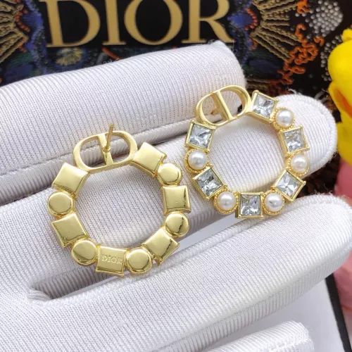 Replica Christian Dior Earrings For Women #1372775 $29.00 USD for Wholesale
