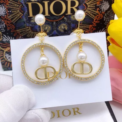Replica Christian Dior Earrings For Women #1372776 $29.00 USD for Wholesale