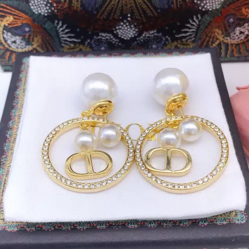 Replica Christian Dior Earrings For Women #1372776 $29.00 USD for Wholesale