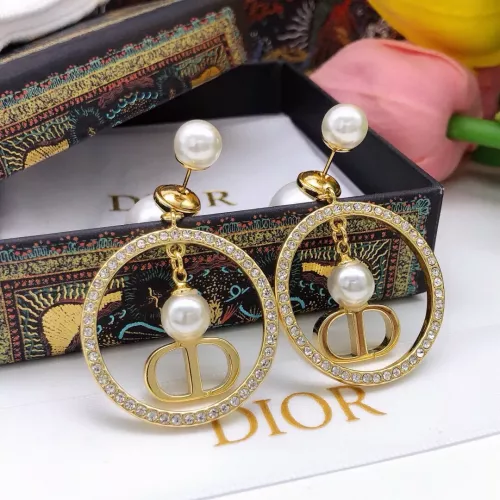 Replica Christian Dior Earrings For Women #1372776 $29.00 USD for Wholesale