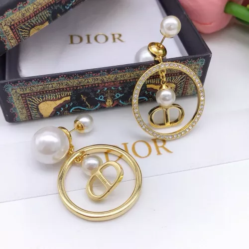 Replica Christian Dior Earrings For Women #1372776 $29.00 USD for Wholesale
