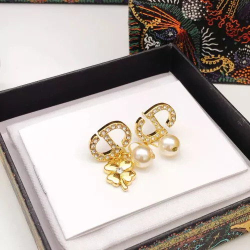 Replica Christian Dior Earrings For Women #1372791 $27.00 USD for Wholesale