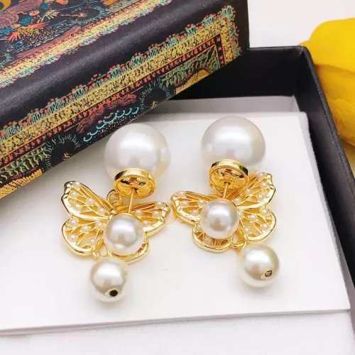 Replica Christian Dior Earrings For Women #1372797 $29.00 USD for Wholesale