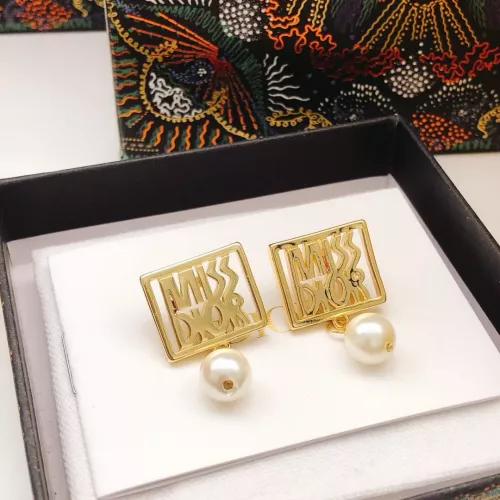 Replica Christian Dior Earrings For Women #1372800 $27.00 USD for Wholesale