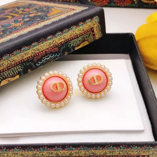 Replica Christian Dior Earrings For Women #1372802 $27.00 USD for Wholesale